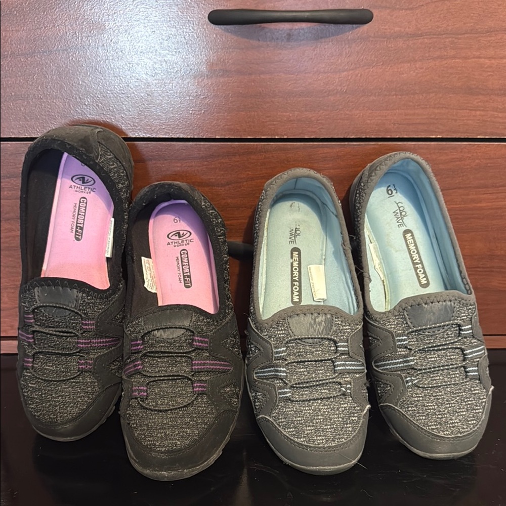 Aetrex Women's Gray Slip-On Shoes